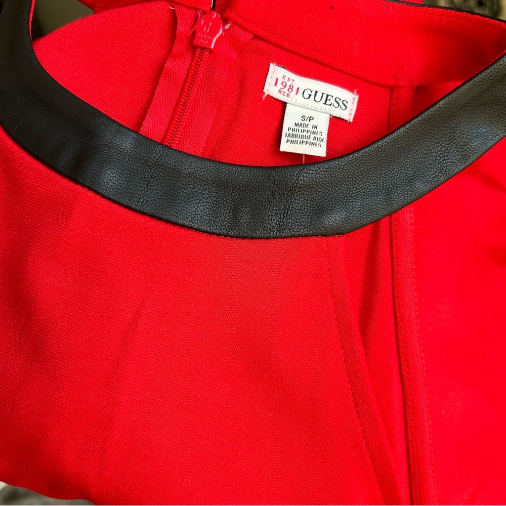 NWT! | Guess | Red Body Con Dress | Size S - Picture 3 of 11